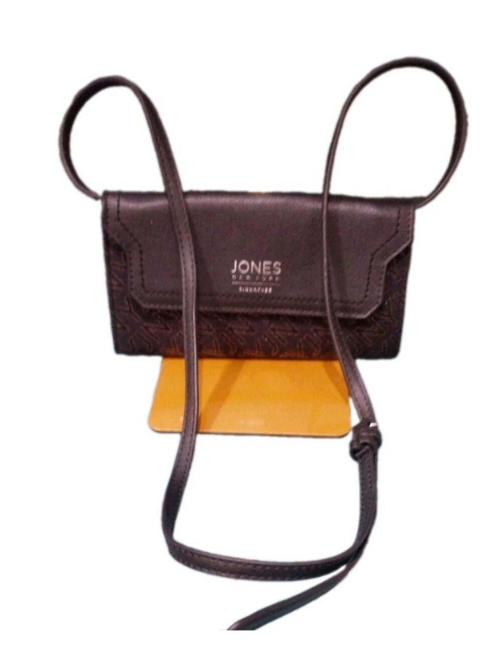 Jones New York Allegra JNY Signature Crossbody Organizer Wallet Black